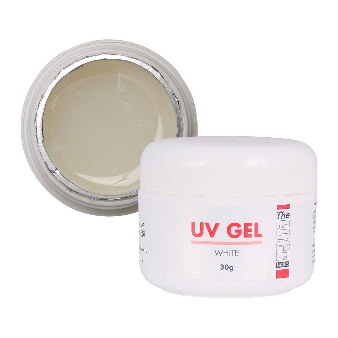 The Edge UV Gel White 30g - Gainfort Hair & Beauty