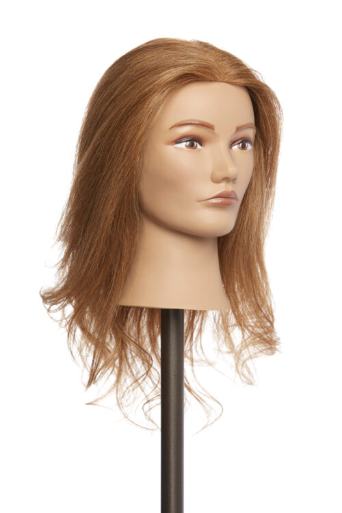 light haired mannequin head