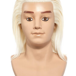Male mannequin head blonde