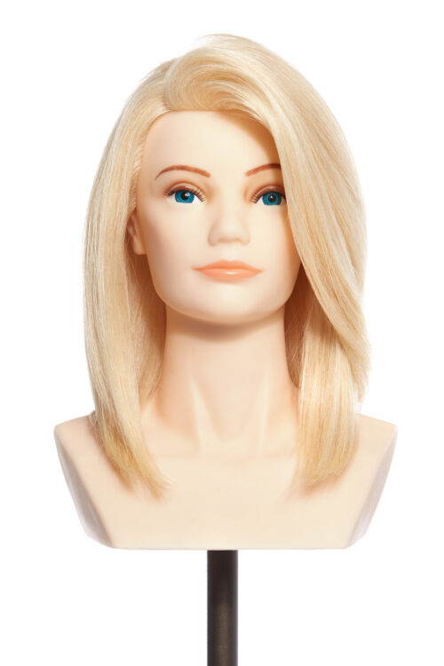 female mannequin head blonde