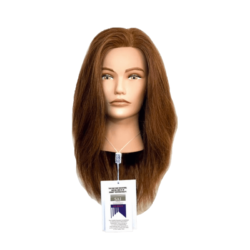 Lydia brown hair mannequin head